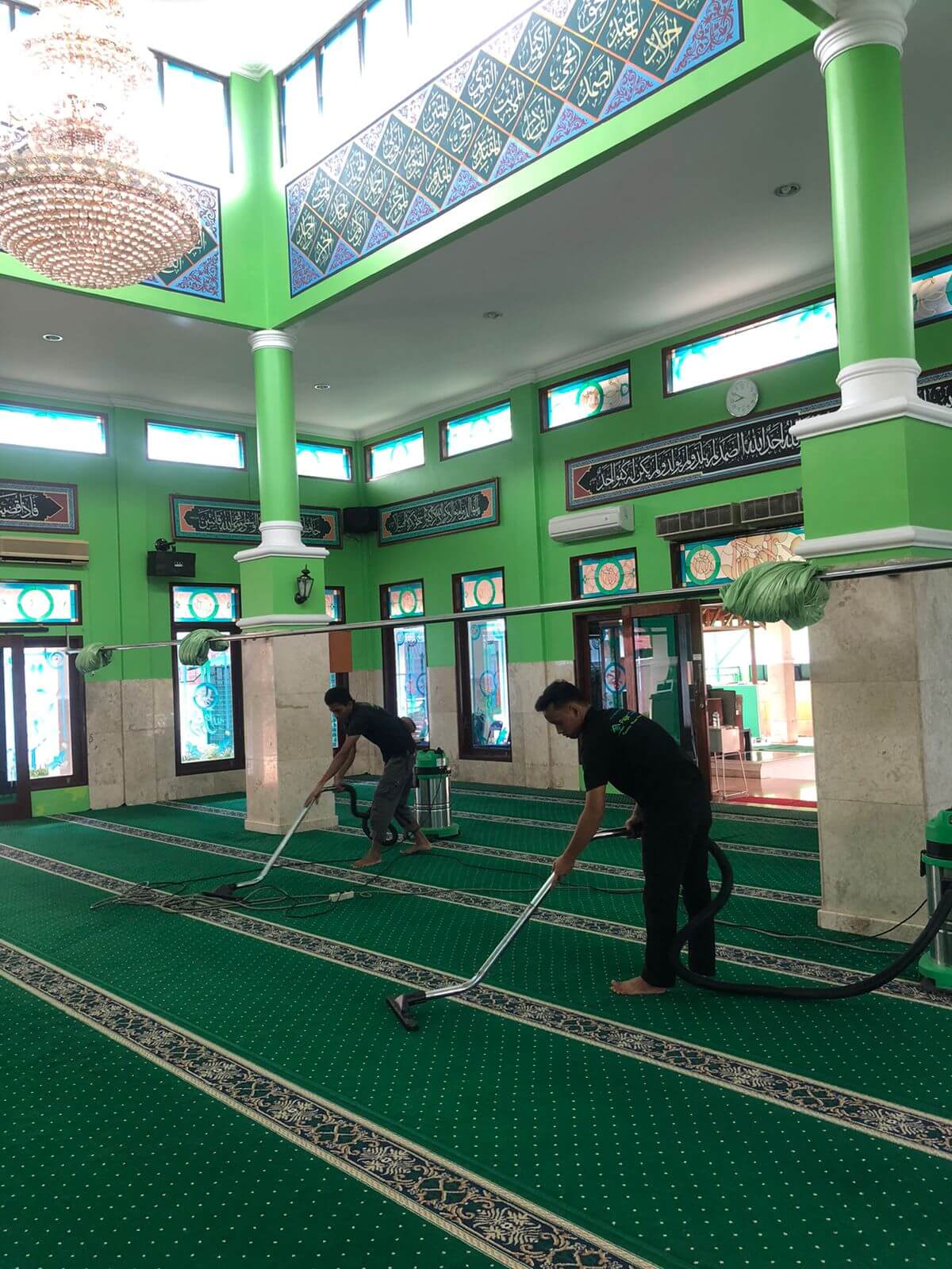 cuci karpet masjid medan